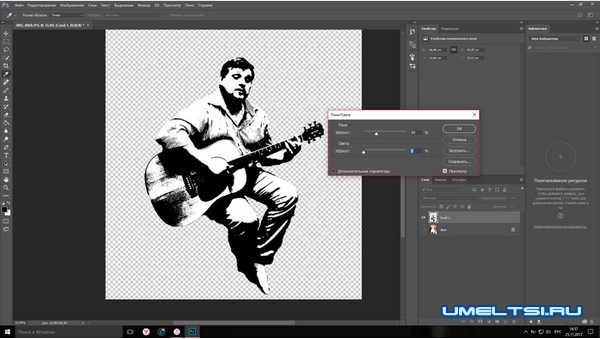 рисунок на виниловой пластинке