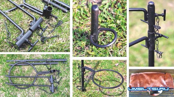 Универсальная стойка для костра