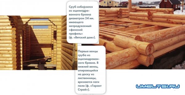Бревенчатый дом своими руками