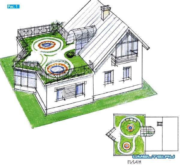 Как организовать сад на крыше