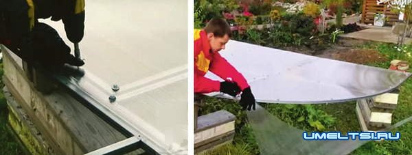 Теплица из поликарбоната пошагово