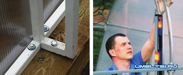 Теплица из поликарбоната пошагово