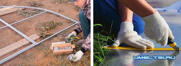 Теплица из поликарбоната пошагово