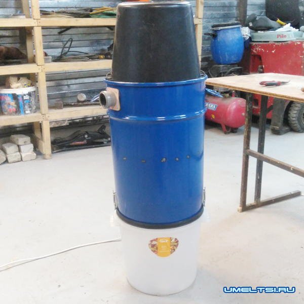 Как сделать центральный пылесос