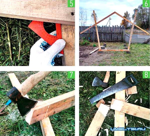 Строим беседку из дерева