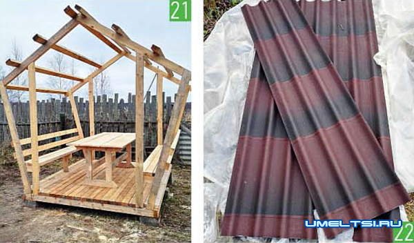 Строим беседку из дерева