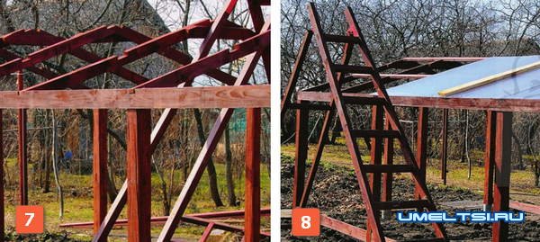 Строительство теплицы из дерева Строительство теплицы из дерева