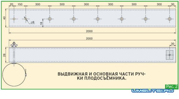 Как сделать плодосъёмник