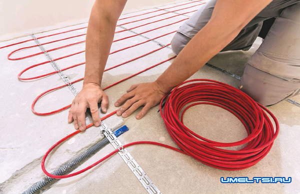 Монтаж тёплого пола своими руками