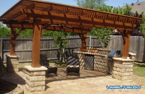 Зона барбекю (фото)