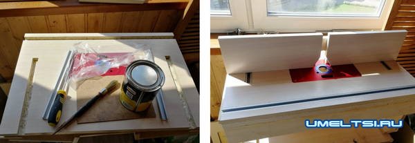 Складной фрезерный стол