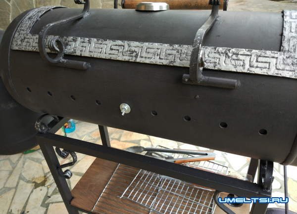 мангал — коптильня из газовых баллонов мангал — коптильня из газовых баллонов