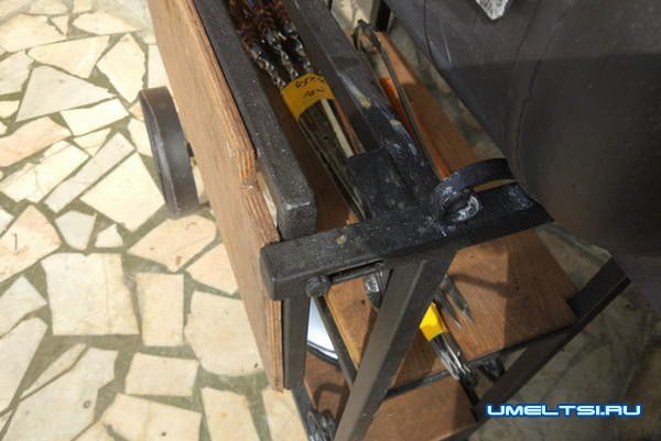 мангал — коптильня из газовых баллонов мангал — коптильня из газовых баллонов