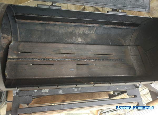 мангал — коптильня из газовых баллонов мангал — коптильня из газовых баллонов