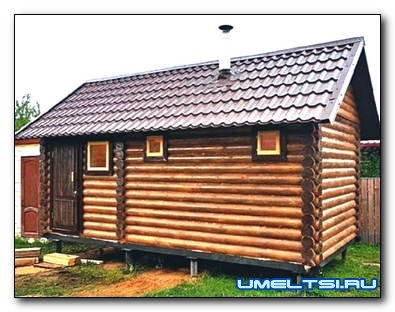 Как построить баню