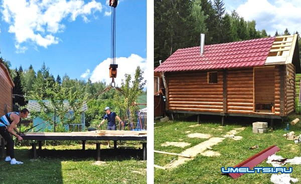 Как построить баню