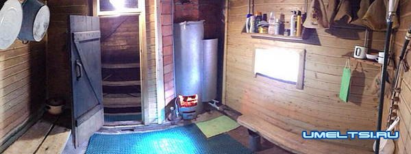 Стальная печь в баню