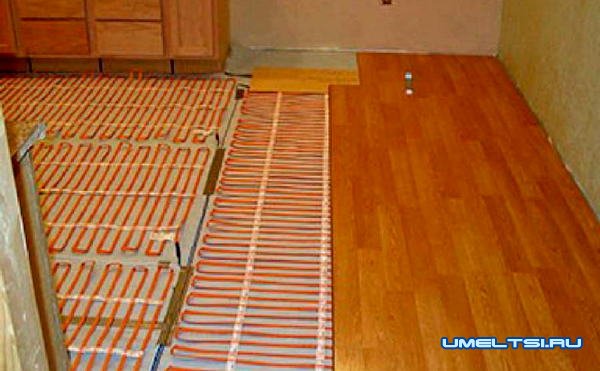 Теплый пол под ламинат своими руками Теплый пол под ламинат своими руками