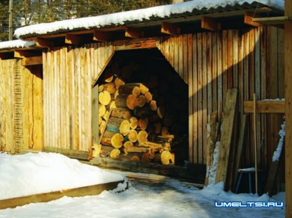 Строим дровяник