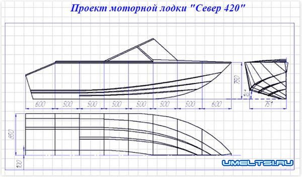чертежи катера
