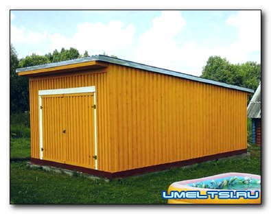 Строим гараж на участке