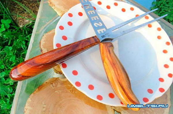 Ручка из сливового спила Ручка из сливового спила