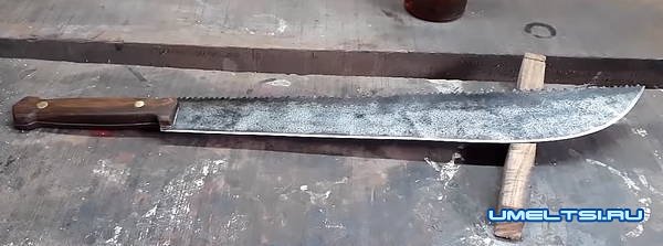 Изготовление мачете в гаражных условиях