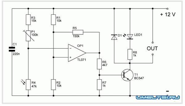 Делаем датчик освещенности Делаем датчик освещенности