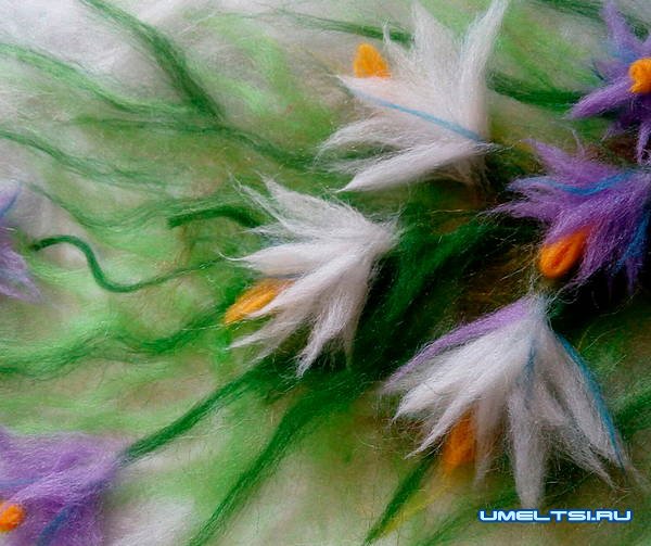 Картины из шерсти