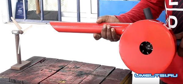 Воздуходувка своими руками из болгарки