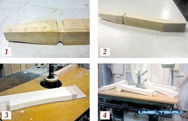 Изготовление скамейки для сада