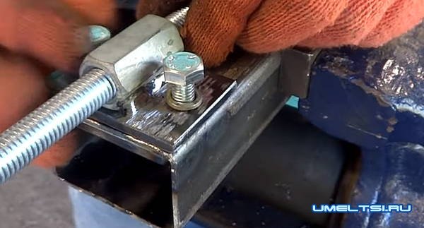 настенные тиски с упором - ход работ настенные тиски с упором - ход работ