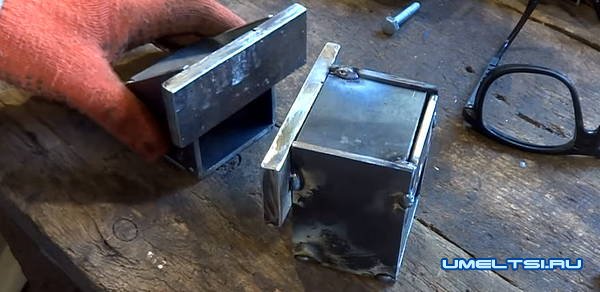 настенные тиски с упором - ход работ настенные тиски с упором - ход работ