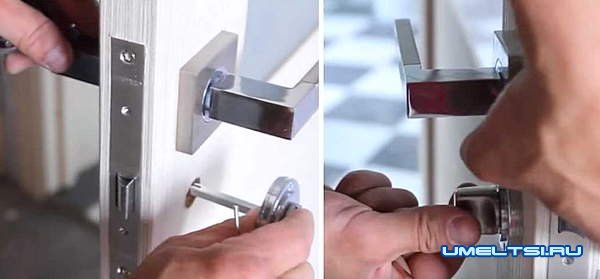 Как правильно установить замок