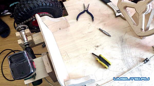 Детский самодельный карт