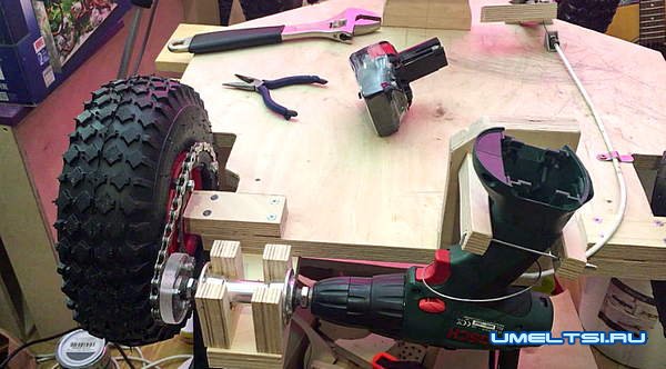 Детский самодельный карт