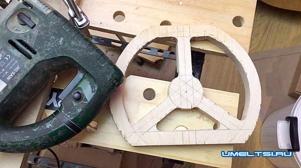 Детский самодельный карт