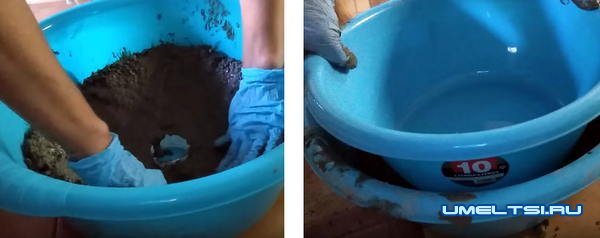 Изготовление бетонной раковины