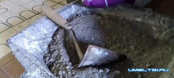 Изготовление бетонной раковины