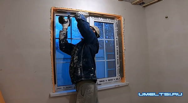 Утепление оконных откосов