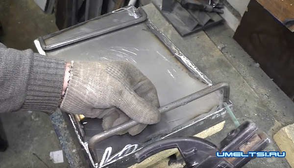 Изготовление газового горна из кирпича