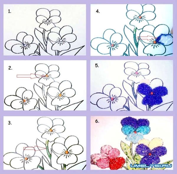 Картина из бисера