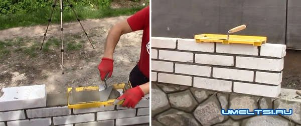 самоделки для кладки стены