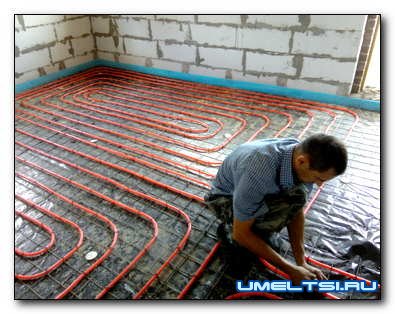 Как сделать теплый пол