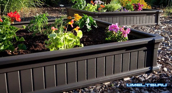 высокие грядки на участке высокие грядки на участке