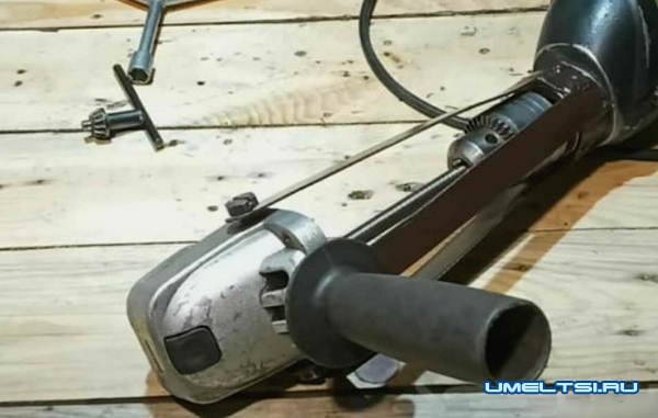 из дрели для чистки ковров