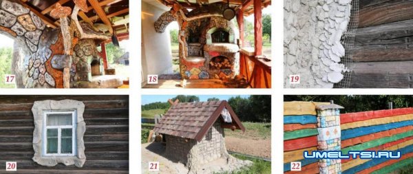 Наружная декоративная отделка построек на даче