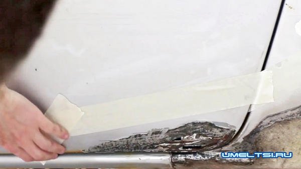 Ржавые дыры в кузове авто