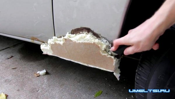 Ржавые дыры в кузове авто