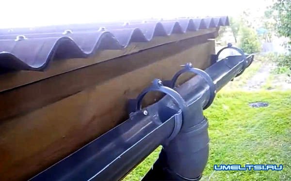 Сливная система для крыши